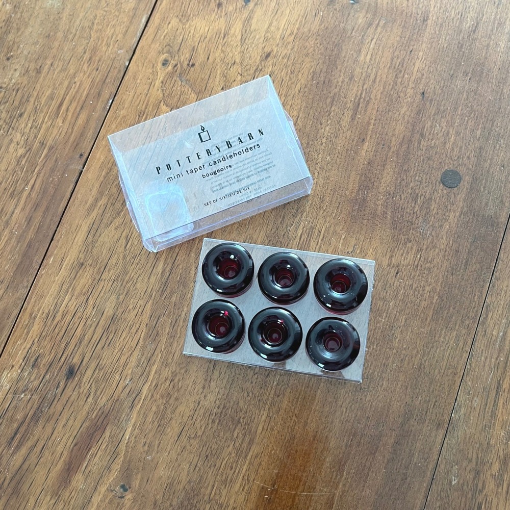 Pottery‎ Barn Mini Taper Candle Holders